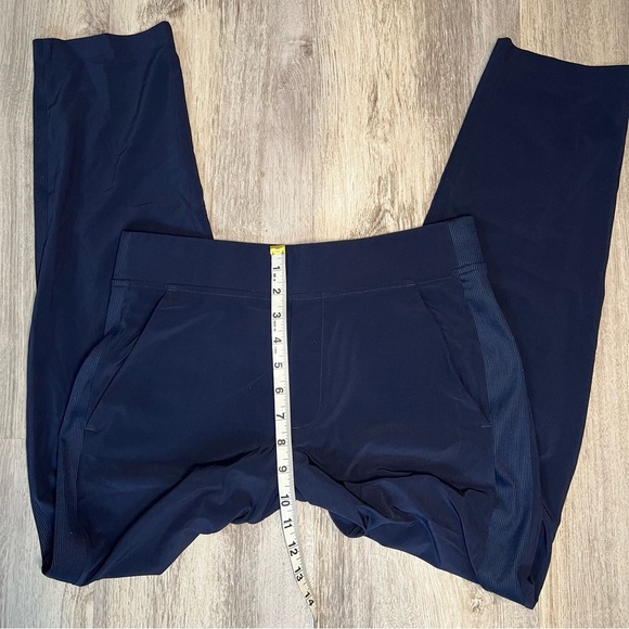 2 Athleta Pants Adult 4 Blue and Black Brooklyn Ankle Pant Tapered Womens - Picture 6 of 9